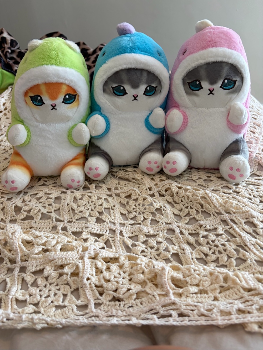 Cats in Dinosaur Costume